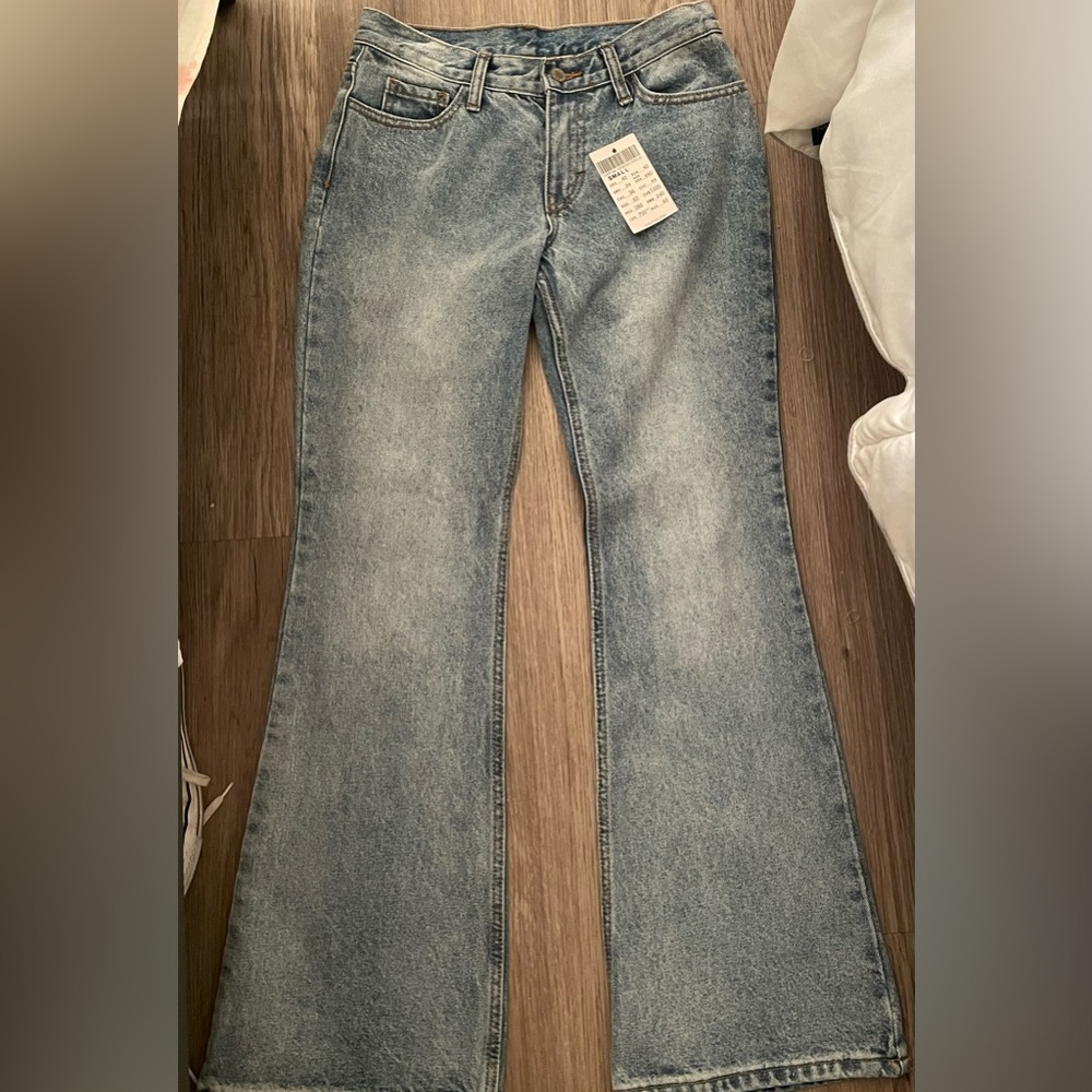 Brandy Melville Light Blue Jeans! Low rise and bootcut!